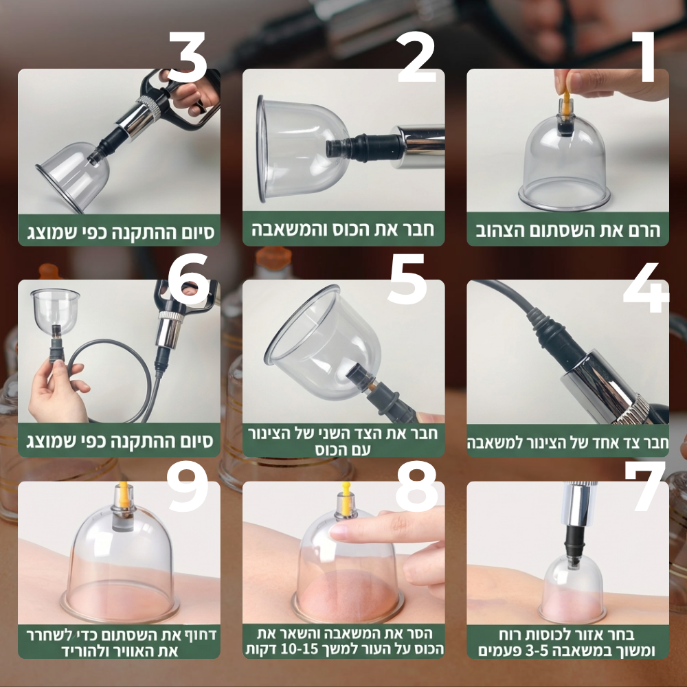 MOVERA Release Cups - הפיתרון שלך לשחרור שרירים תפוסים