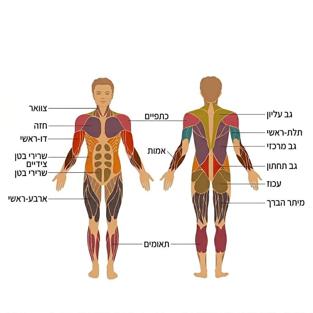 MOVERA Release (6-in-1) כלי עיסוי מעץ לניקוז לימפתי, להפחתת צלוליט ולהרפיית שרירים עמוקה