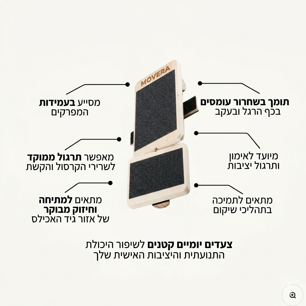 MOVERA ANKLE - הפיתרון שלך ליציבות וחיזוק הקרסול
