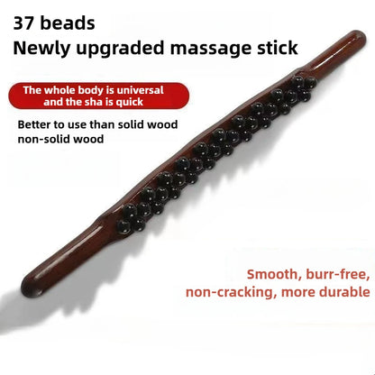 MOVERA Flow – כלי עיסוי Gua Sha עם 37 חרוזים