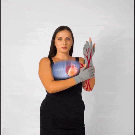 MOVERA gloves™ כפפות דחיסה לשחרור נוקשות והקלת כאבי מפרקים