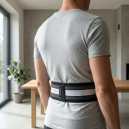 MOVERA Back™ חגורת גב אורתופדית ליציבות והקלת עמוסים בגב התחתון